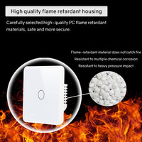 Tuya TYSH 1 Gang Smart Light Switch Commutateur Wifi intelligent Contrôle de l'éclairage depuis n'importe où avec Alexa Voice Control Smart Switch