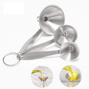 Funis de metal pequenos para engarrafamento de aço inoxidável, transferindo óleos essenciais, líquidos, temperos, ingredientes secos, pó - Product Image 3
