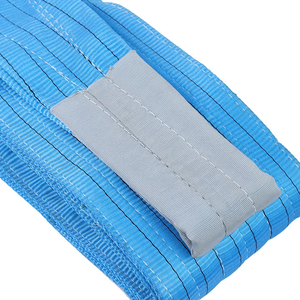 2T One Way Belt Color Code Textile Tape Lifting Slings Belt Crane Flat Polyester Lift Webbing Sling - Product Image 4