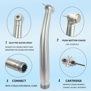 CP-B2 dentale ad alta velocità manipolo turbina ad aria pulsante cuscinetto in ceramica per clinica dentale prezzo a buon mercato - Product Image 4