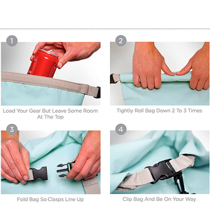 Sac de voyage en plein air glacière <span class=keywords><strong>12L</strong></span> Sac sec étanche Sports de pêche Sac sec contenant 20 canettes - Product Image 5