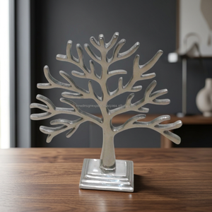 Luxury Metal Handmade Classic Elegant Vintage Jewellery Organizer Tree Jewelry Stand Display Earring Necklace Holder Rack - Product Image 2