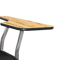 Mobilier scolaire Chaise d'écriture de salle de classe Chaise d'étudiant de collège avec fauteuils de tablette