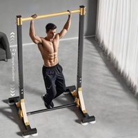 Torre de Ejercicios Portátil con Barra de Dominadas y Estación de Dips para Entrenamiento de Fuerza y Fitness