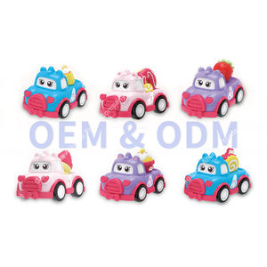 Juguetes de Vehículos Personalizados de 6 Estilos, Mini Coches de Juguete de Plástico con Fricción, Vehículos de Dibujos Animados para Niños, Coches de Juguete con Retroceso - Product Image 2