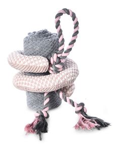 Evde veya dışarıda eğitim ve çiğneme kullanımı için yumuşak peluş pamuk halat Pet oyuncaklar ile dayanıklı köpek oyuncak seti - Product Image 2