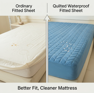Coprimaterasso Impermeabile Trapuntato con Saldatura a Ultrasuoni, Lenzuola con Angoli per Letto <span class=keywords><strong>Matrimoniale</strong></span> Grande, Produzione e Vendita all'Ingrosso - Product Image 6