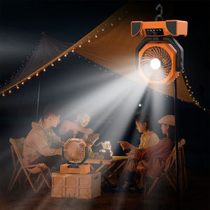 <span class=keywords><strong>Tiktok</strong></span> Oem 20000mah 15w chargeant le ventilateur de table portatif avec la lumière fonctionnante pour la voiture extérieure - Product Image 6