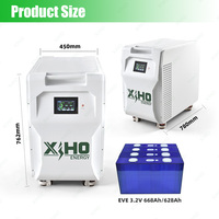 XIHO OEM ODM 34kWh 32kWh 30kWH Paket Baterai Lithium Ion Tenaga Surya 16S1P 51.2V 48 Volt 600Ah 628Ah 668Ah LF668 MB56 Sel Lifepo4 LFP