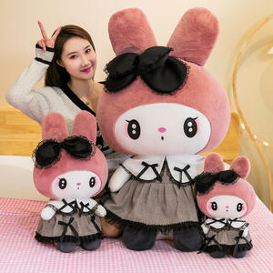 Venta al por mayor personalizado oscuro Kulomi melodía conejo almohada simulación creativa divertido juguete de peluche para cumpleaños Super suave felpa PP algodón - Product Image 2