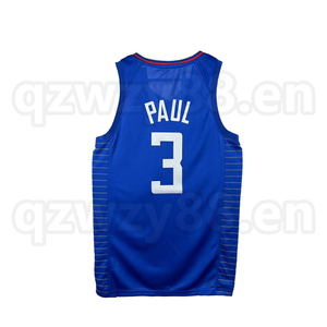 Vente en gros LA pour maillots de basket-ball de qualité supérieure, uniformes <span class=keywords><strong>PAUL</strong></span> LEONARD GEORGE, imprimés par transfert thermique, respirants, grandes tailles pour hommes - Product Image 2