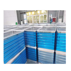 알루마이트 경합금 알루미늄 리넨 바구니 트롤리 카트 화물 및 보관 장비 세탁 병원용 핸드 카트 및 트롤리 - Product Image 5