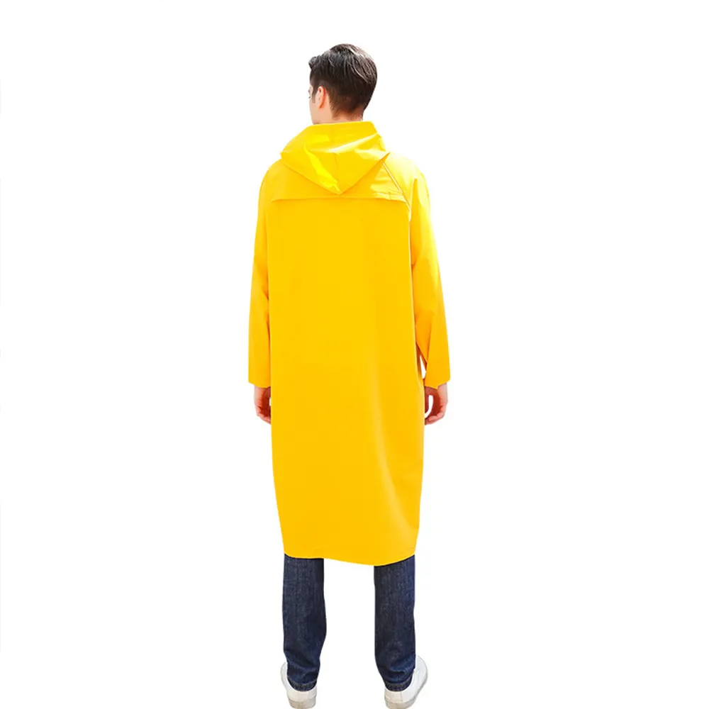 Poncho de chuva de poliéster personalizado, capa à prova d'água de alta qualidade para uso externo 100%