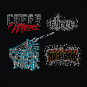 All Kinds of Cheerleader Custom Bling Iron on <strong>Rhinestone</strong> <strong>Transfer</strong> Custom <strong>Rhinestone</strong> <strong>Transfer</strong> for Cloth - Product Image 4
