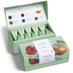 Luxury Custom Logo Tea Packaging Box Cup Jar Flip Lid Box