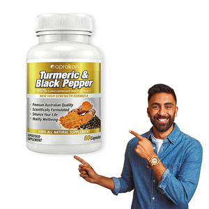 Capsules de curcuma et de poivre noir OEM, 95 curcuminoïdes, haute concentration, <span class=keywords><strong>anti</strong></span>-<span class=keywords><strong>inflammatoire</strong></span> naturel, soutien articulaire, complément alimentaire - Product Image 2