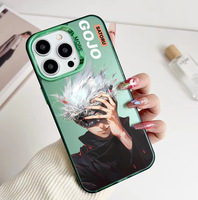 Coque de téléphone antichoc en PC mat peint à motif dessin animé QY pour iPhone 17/16/15/14/13/12/11/8 Pro Max