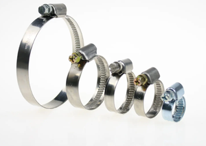 Nhà Máy bán hàng trực tiếp thép không gỉ Đức Loại Hose kẹp/Đức/vít ban nhạc Worm Drive Hose kẹp - Product Image 6