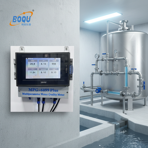 เครื่องวัดคุณภาพน้ำแบบติดผนังสำหรับน้ำในแม่น้ำ หลายพารามิเตอร์ สำหรับการเพาะเลี้ยงสัตว์น้ำ - Product Image 2