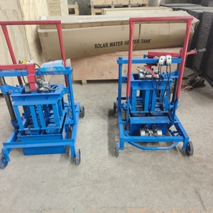 Mesin cetak bata blok berongga beton hidrolik Manual dengan Motor dan ekstruder vakum operasi mudah - Product Image 6