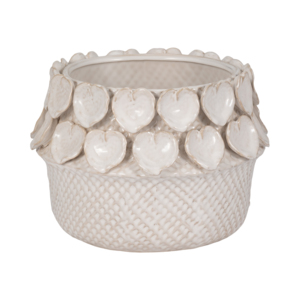 Elegante Vaso in Ceramica con Design a Cuore per Decorazione Piante da Interno ed Esterno - Product Image 3