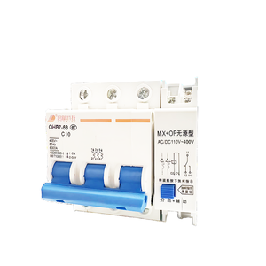 Автоматический выключатель QIHANG QHB7-63 C10 3P (миниатюрный, MCB) с литиевой защитой, 10А, 400В AC/DC, сила разрыва 6кА, монтаж на DIN-рейку - Product Image 3