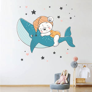 Autocollant décoratif en pvc pour <span class=keywords><strong>chambre</strong></span> de bébé et d'enfant, avec de grosse réduction, amovible, mignon, panneau mural, pour décoration de <span class=keywords><strong>chambre</strong></span> de filles - Product Image 2
