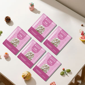 Mascarillas al por mayor Mascarilla facial de hoja Belleza Suavizante Rejuvenecedor Hidratante Brillo Perla Real Cápsula Esencia Mascarilla - Product Image 2