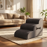 Rampe pour animaux de compagnie de grande taille 57x40x40cm, rampes pour chats, vente en gros d'usine, personnalisable, sécurité, lavable, housse amovible, utilisation à domicile, salon, échelle pour animaux de compagnie