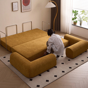 Colorful Modern Design Compressed <strong>Folding</strong> <strong>Sofa</strong> <strong>Bed</strong> Sectional Home Furniture Living Room Extendable Fabric Vacuum Pack <strong>Sofas</strong> - Product Image 5