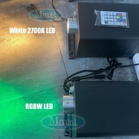 IP65 Wasserdichtes RGBW Funkelndes Glasfaser-Licht DMX-Steuerung LED Optisches Faserlicht-Modul für Sternenhimmel-Schwimmbadbeleuchtung