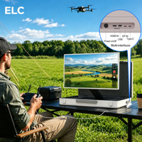 Maletín con Pantalla Táctil, Entrada HDMI y USB-C para Monitoreo de Campo con Drones y Operaciones al Aire Libre