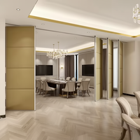 Cloison acoustique mobile insonorisée OEM, panneau coulissant pliable en MDF pour bureau, hôtel, salle de banquet, salle de conférence