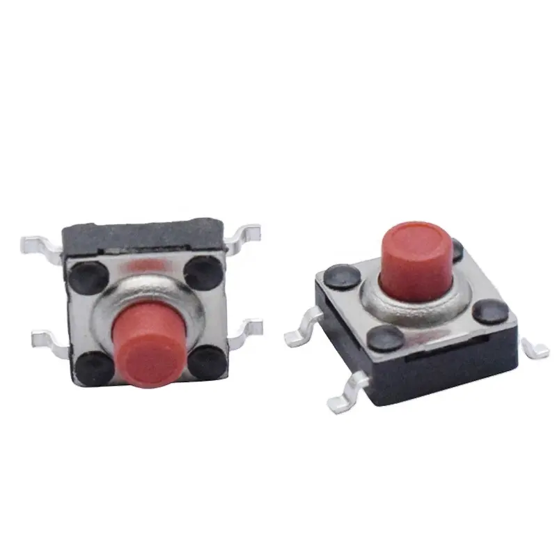 Interruptor tático ip67, qualidade superior, durável, 4 pinos, smd smt, interruptores de controle remoto 6x6