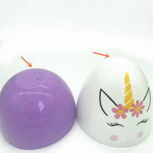 Grand œuf de Pâques licorne de Taizhou, 25 cm, vente <span class=keywords><strong>en</strong></span> <span class=keywords><strong>gros</strong></span> d'usine, ouverture et fermeture, <span class=keywords><strong>plastique</strong></span> PP, cadeau DIY pour enfants, pour mariage et anniversaire - Product Image 4