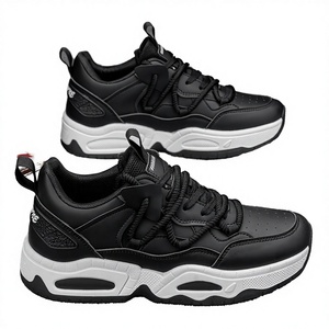 Zapatos Deportivos Casuales para Hombre, con Cierre de Cremallera, Parte Superior de Cuero Genuino, Antideslizantes, Transpirables y Antiolor, para Caminar - Product Image 2