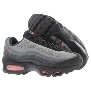 Chaussures Nike Air Max 95 Gs pour garçons, noir et rouge vif, style marche - Product Image 4