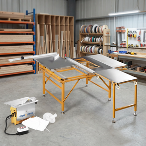 <span class=keywords><strong>Scie</strong></span> circulaire à <span class=keywords><strong>table</strong></span> coulissante pliable de type <span class=keywords><strong>chariot</strong></span> industriel <span class=keywords><strong>pour</strong></span> la fabrication de meubles et le travail du bois - Product Image 2
