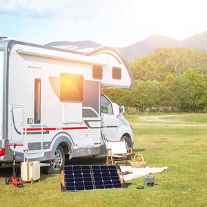 Chargeur de cellule <span class=keywords><strong>solaire</strong></span> 100W avec sorties USB <span class=keywords><strong>Panneau</strong></span> <span class=keywords><strong>solaire</strong></span> pliable portable pour centrale électrique 240/300/500/1000/1500w <span class=keywords><strong>Camping</strong></span> Usage domestique - Product Image 6