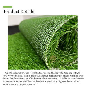 Alfombra de césped artificial de fácil instalación para fútbol, fútbol sala, deportes de interior, rollo de 50mm, alturas de pila, plástico de goma - Product Image 4