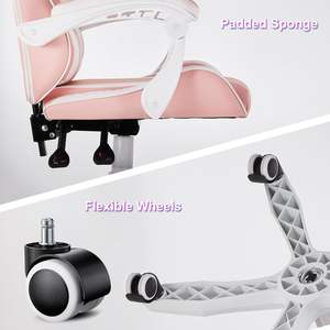 <span class=keywords><strong>Fauteuil</strong></span> de bureau inclinable avec masseur, chaise de gaming RGB, livraison gratuite au Brésil - Product Image 3