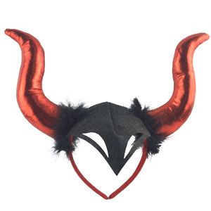 Children's Performance <strong>Costume</strong> <strong>Devil</strong> Horn <strong>Costume</strong> <strong>Red</strong> <strong>Devil</strong> Horn Hairband Mesh Dress <strong>Halloween</strong> Cosplay <strong>Costume</strong> - Product Image 4