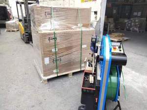 เครื่องทำเกลียวแท่นวางสินค้าสำหรับสัตว์เลี้ยงเครื่องรัดสายพานไฟฟ้า PP - Product Image 4