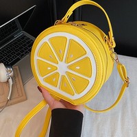 Creatieve Crossbody Tas Met Eigenzinnige Fruitserie Rits Sluiting Handig Voor College Dagelijks Gebruik