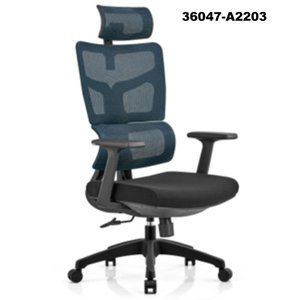 เก้าอี้สำนักงานหลังสูงเฟอร์นิเจอร์โต๊ะทำงานที่เหมาะกับสรีระศาสตร์พร้อม36047-A2201-2รองศีรษะ - Product Image 6