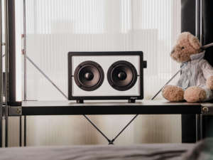 Jayin thêm âm thanh loa treo trong suốt cao cấp Bắc Âu, Loa siêu trầm trong nhà, loa, hệ thống âm thanh Retro - Product Image 3