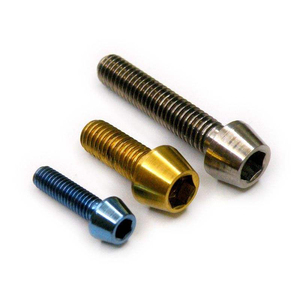 Chất lượng cao ti6al4v hợp kim titan GR5 M5 M6 bu lông hình nón (hệ thống số liệu) Thông số kỹ thuật đo lường - Product Image 5