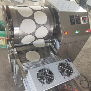 Electric Motor-Driven Multifunctional Injera Samosa Sheet Mille Crepe Making <b>Machine</b> 304 Stainless Steel 20 PCS/Min Capacity - Product Image 3