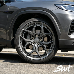 ล้ออัลลอย <span class=keywords><strong>SVJ</strong></span> น้ำหนักเบา ผลิตจากวัสดุ 6061T6 สี Gunmetal ลาย 5 ก้าน สำหรับรถยนต์ BMW Audi Mercedes Porsche สมรรถนะสูง ขนาด <span class=keywords><strong>18</strong></span> 22 นิ้ว - Product Image 5