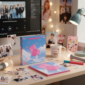 K-Pop Mini Album MANITO QWER-1st Populaire Dossier Affiche Carte Postale Photo Livre Autocollant pour Cadeaux avec Porte-clés - Product Image 3